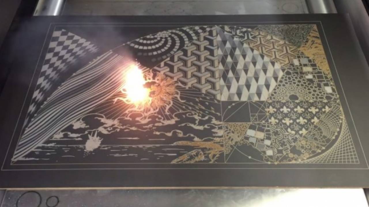 Современное лазерное искусство ("Laser Art") от компании LasX Industries
